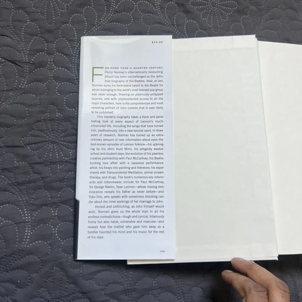 John Lennon: the Life by Philip Norman (2008, Hardcover) 1st Edition Collectible